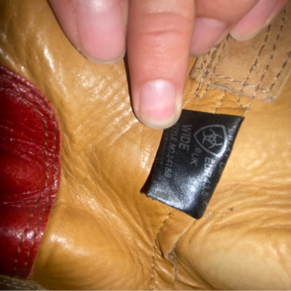 Ariat Boots Mens Rambler 10.5 wide Western Cowboy Brown Leather 34188 2064 Earth - Picture 6 of 10